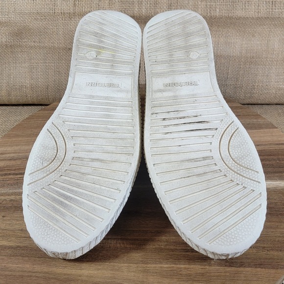 Tretorn Nylite Plus Leather Sneakers Women's‎ 9.5M Gray Crocodile Print Shoes - Picture 8 of 10